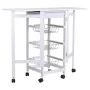 Carrello da Cucina Alexandra House Living Bianco 37 x 79 x 91 cm di Alexandra House Living, Carrelli da portata - Rif: D16312...