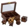 Puzzle Alexandra House Living Brown Glass Acacia 12 x 6 x 17 cm 6 Pieces by Alexandra House Living, Wooden Games - Ref: D1632...