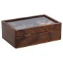 Quebra-cabeças Alexandra House Living Castanho Vidro Acácia 12 x 6 x 17 cm 6 Peças de Alexandra House Living, Jogos de madeir...