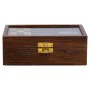 Quebra-cabeças Alexandra House Living Castanho Vidro Acácia 12 x 6 x 17 cm 6 Peças de Alexandra House Living, Jogos de madeir...