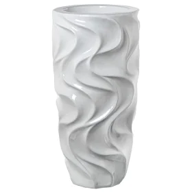 Vase Alexandra House Living White Ceramic by Alexandra House Living, Vases - Ref: D1633027, Price: 118,86 €, Discount: %