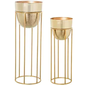 Plantador Alexandra House Living Ouro Metal de Alexandra House Living, Vasos - Ref: D1633196, Preço: 92,06 €, Desconto: %