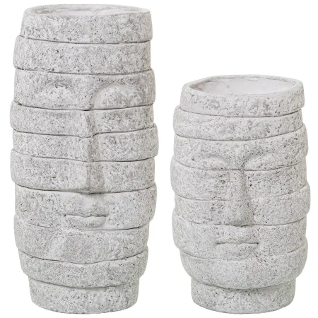 Ensemble de 2 Vases Alexandra House Living Granite Céramique 14 x 27 x 28 cm (2 Pièces) de Alexandra House Living, Vases - Ré...