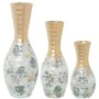 Set of 3 Vases Alexandra House Living Green Golden Ceramic 25 x 36 x 46 cm (3 Pieces) by Alexandra House Living, Vases - Ref:...