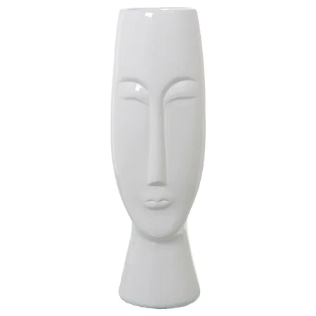 Vase Alexandra House Living Weiß aus Keramik Brillant Gesicht 16 x 15 x 47 cm von Alexandra House Living, Vasen - Ref: D16215...