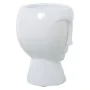 Vase Alexandra House Living Blanc Céramique Brillant Visage 27 x 27 x 35 cm de Alexandra House Living, Vases - Réf : D1621572...