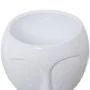 Vase Alexandra House Living Blanc Céramique Brillant Visage 27 x 27 x 35 cm de Alexandra House Living, Vases - Réf : D1621572...