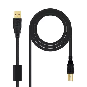 USB 2.0 A zu USB-B-Kabel NANOCABLE 10.01.1205 Schwarz 5 m (1 Stück) von NANOCABLE, USB-Kabel - Ref: M0515516, Preis: 7,05 €, ...