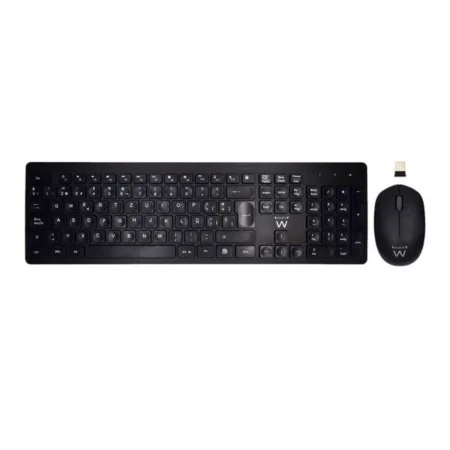 Tastiera e Mouse Wireless Ewent EW3256 2.4 GHz Nero Spagnolo di Ewent, Set tastiera e Mouse - Rif: S0224814, Prezzo: 19,90 €,...