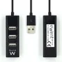 Hub USB Ewent EW1123 Noir de Ewent, Hubs USB - Réf : S0240704, Prix : 6,36 €, Remise : %