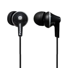 Auriculares Panasonic RP-HJE125E-K in-ear Preto de Panasonic, Auriculares e acessórios - Ref: S0401705, Preço: 8,65 €, Descon...