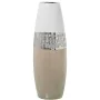 Vase Alexandra House Living Weiß Beige aus Keramik 11 x 11 x 33 cm von Alexandra House Living, Vasen - Ref: D1621595, Preis: ...