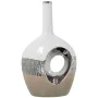 Vase Alexandra House Living Blanc Beige Argenté Céramique 11 x 17 x 28 cm de Alexandra House Living, Vases - Réf : D1621597, ...