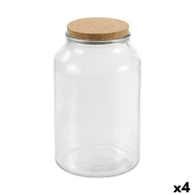 Jar La Mediterránea 3,8 L Glass (4 Units) by La Mediterránea, Food storage - Ref: S2232715, Price: 26,56 €, Discount: %