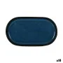 Tablett für Snacks La Mediterránea Chester Blau Oval 20 x 11 x 1,5 cm (18 Stück) von La Mediterránea, Teller und Schüsseln - ...