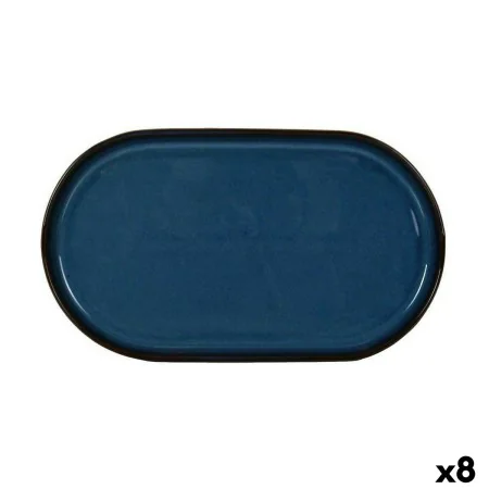 bandeja de aperitivos La Mediterránea Chester Azul Oval 30,5 x 17,5 x 2,8 cm (8 Unidades) de La Mediterránea, Pratos e fontes...