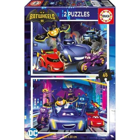 2-Puzzle Set Educa Batwheels by Educa, Jigsaws - Ref: S2441689, Price: 8,91 €, Discount: %