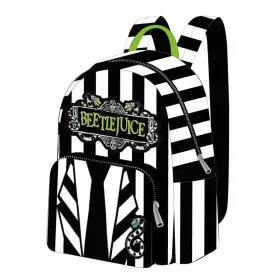 Cartable Beetlejuice 19,5 x 25 x 11 cm de BigBuy School, Sacs à dos enfant - Réf : S2443424, Prix : 27,98 €, Remise : %