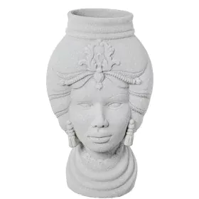 Vase Alexandra House Living White Ceramic African Woman 21 x 21 x 39 cm by Alexandra House Living, Vases - Ref: D1621621, Pri...