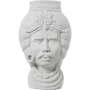 Vase Alexandra House Living White Ceramic African Man 21 x 21 x 39 cm by Alexandra House Living, Vases - Ref: D1621622, Price...