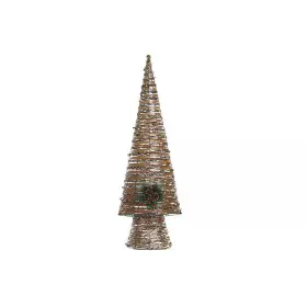 Christmas Tree DKD Home Decor Multicolour Copper Natural Plastic 32 x 18 x 100 cm (3 Units) by DKD Home Decor, Christmas - Re...