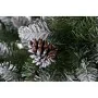 Weihnachtsbaum DKD Home Decor Weiß Rot grün PVC Ananas Verschneit 125 x 125 x 210 cm von DKD Home Decor, Weihnachten - Ref: S...