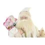 Deko-Figur DKD Home Decor Weihnachtsmann Weihnachten Grau Rosa PVC Holz 32 x 20 x 60 cm von DKD Home Decor, Weihnachten - Ref...