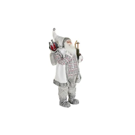 Adorno Navideño DKD Home Decor Papá Noel Gris PVC Madera 60 x 50 x 124 cm de DKD Home Decor, Navidad - Ref: S3035314, Precio:...