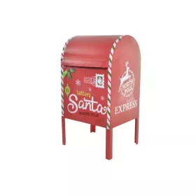 Caixa de correio DKD Home Decor Branco Vermelho Metal 29 x 24 x 52 cm de DKD Home Decor, Natal - Ref: S3035341, Preço: 58,79 ...