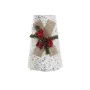 Cones DKD Home Decor Christmas White Natural Silver 20 x 20 x 80 cm (3 Pieces) by DKD Home Decor, Christmas - Ref: S3035373, ...