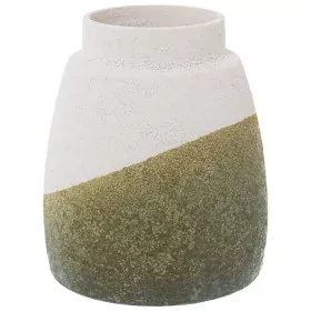 Vase Alexandra House Living Green Beige Ceramic 16 x 16 x 24 cm by Alexandra House Living, Vases - Ref: D1621651, Price: 32,1...