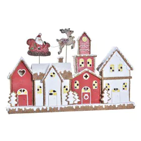 Christmas bauble DKD Home Decor House White Red Resin 41 x 7,5 x 27 cm by DKD Home Decor, Christmas - Ref: S3036353, Price: 4...