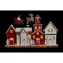 Adorno Navideño DKD Home Decor Casa Blanco Rojo Resina 41 x 7,5 x 27 cm de DKD Home Decor, Navidad - Ref: S3036353, Precio: 4...