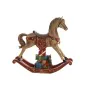 Décorations de Noël DKD Home Decor Marron Rouge Résine Cheval 34 x 10 x 32 cm (3 Unités) de DKD Home Decor, Noël - Réf : S303...