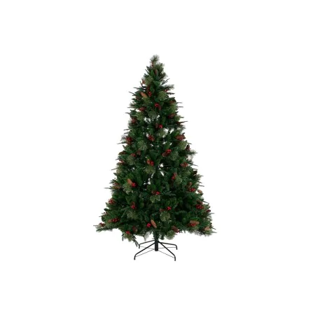 Sapin de Noël DKD Home Decor Rouge Vert Polyéthylène 140 x 140 x 210 cm de DKD Home Decor, Noël - Réf : S3052356, Prix : 188,...