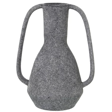 Vase Alexandra House Living Gris foncé Céramique 17 x 17 x 29 cm Avec des poignées de Alexandra House Living, Vases - Réf : D...