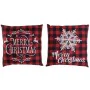 Kissen DKD Home Decor Weihnachten Weiß Rot Polyester Bilder 40 x 10 x 40 cm (2 Stück) von DKD Home Decor, Zierkissen - Ref: S...