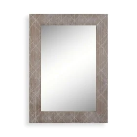 Wall mirror Versa Paolownia wood Mirror 2 x 76 x 54 cm by Versa, Wall-Mounted Mirrors - Ref: S3411623, Price: 56,39 €, Discou...