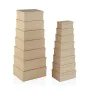 Set di Scatole per Sistemare Impilabili Versa Legno Cartone 15 Pezzi 35 x 16,5 x 43 cm di Versa, Scatole e cassapanche - Rif:...