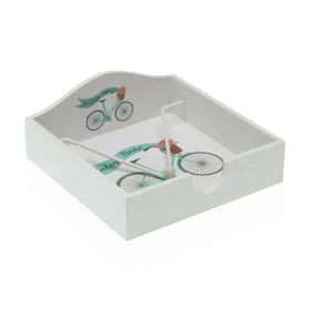 Porta-guardanapos Versa Madeira 18 x 7 x 18 cm Bicicleta de Versa, Prateleiras e estantes - Ref: S3412022, Preço: 8,18 €, Des...