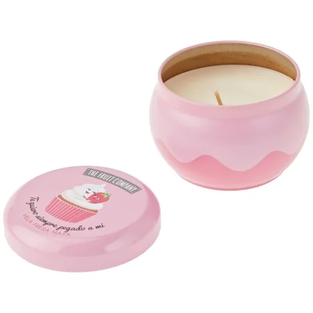 Bougie Parfumée The Fruit Company Fraise 150 g Crème de The Fruit Company, Voiles libres - Réf : S4517230, Prix : 3,64 €, Rem...