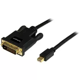 Adaptador Mini DisplayPort a DVI Startech MDP2DVIMM6B   (1,8 m) Negro 1.8 m de Startech, Cables DVI - Ref: S55057136, Precio:...