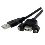 USB Cable Startech USBPNLAFAM2   Black 60 cm by Startech, USB Cables - Ref: S55057443, Price: 11,57 €, Discount: %