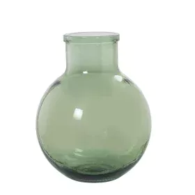 Vase made from recycled glass Alexandra House Living Green Crystal 23 x 22 x 31 cm by Alexandra House Living, Vases - Ref: D1...