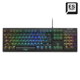 Clavier pour jeu Sharkoon 4044951030873 Noir Espagnol Qwerty de Sharkoon, Claviers pour joueurs - Réf : S5605615, Prix : 40,7...