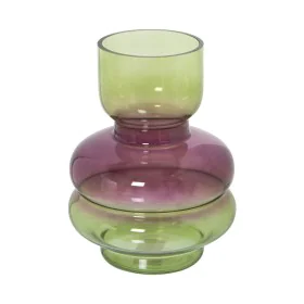 Vase Alexandra House Living Green Violet Crystal 9 x 20 cm by Alexandra House Living, Vases - Ref: D1621759, Price: 18,13 €, ...