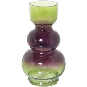 Vase Alexandra House Living Vert Violet Verre 9 x 25 cm de Alexandra House Living, Vases - Réf : D1621760, Prix : 21,20 €, Re...