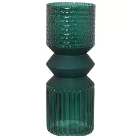 Jarrón Alexandra House Living Verde Cristal 12 x 30 cm de Alexandra House Living, Jarrones - Ref: D1621764, Precio: 21,97 €, ...