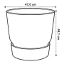 Vaso Elho 0464344715000 Branco Redondo de Elho, Vasos para flores - Ref: S7106351, Preço: 67,58 €, Desconto: %