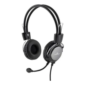 Casques avec Microphone Bluestork MC-201 Noir/Argenté de Bluestork, Écouteurs avec microphones - Réf : S7115908, Prix : 33,99...